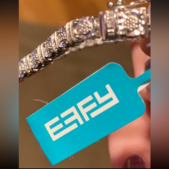 Belk Fine Jewelers Effy Reflection Sterling Silver and Diamond Bracelet - Picture 7 of 10